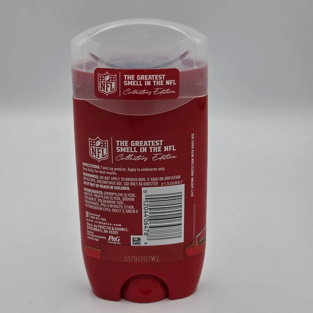 Old Spice C.J. NFL Collection Mens Aluminum Free Deodorant Amber Scent 3oz(2 Pk)